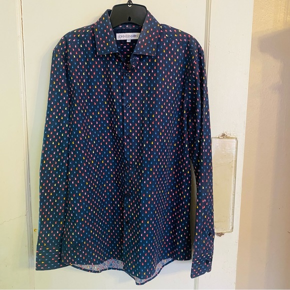pattern shirt dress Green Toile Button Front Mini Shirt Dress - All Dresses